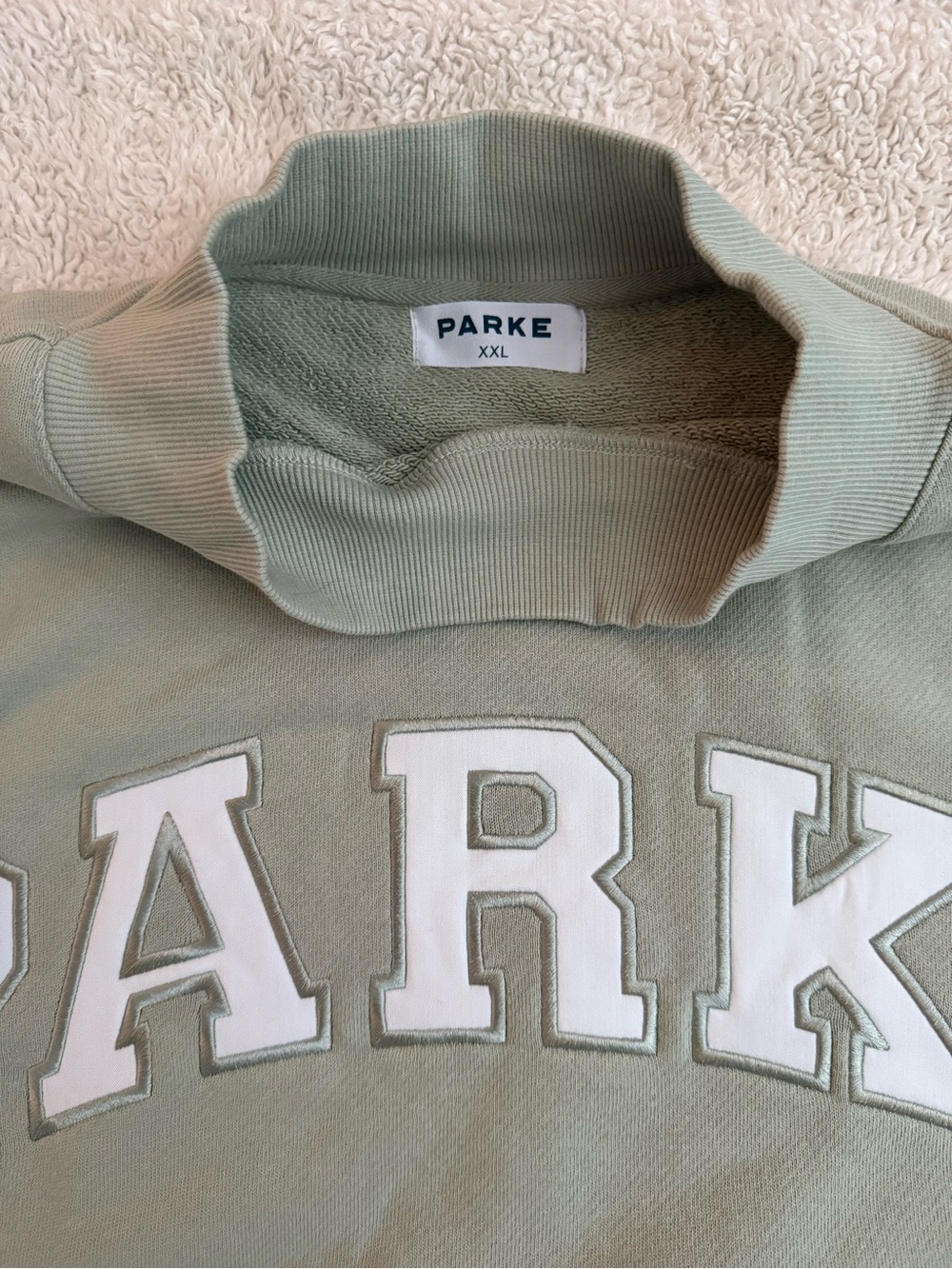 PARKE SUMMERLAND - SEAFOAM MOCKNECK - SIZE XXL NWT - Picture 2 of 4